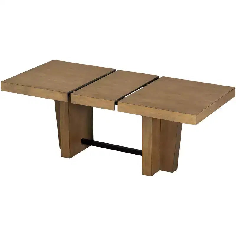 Ensemble de salle à manger extensible 6 pièces Polibi Modern Farmhouse