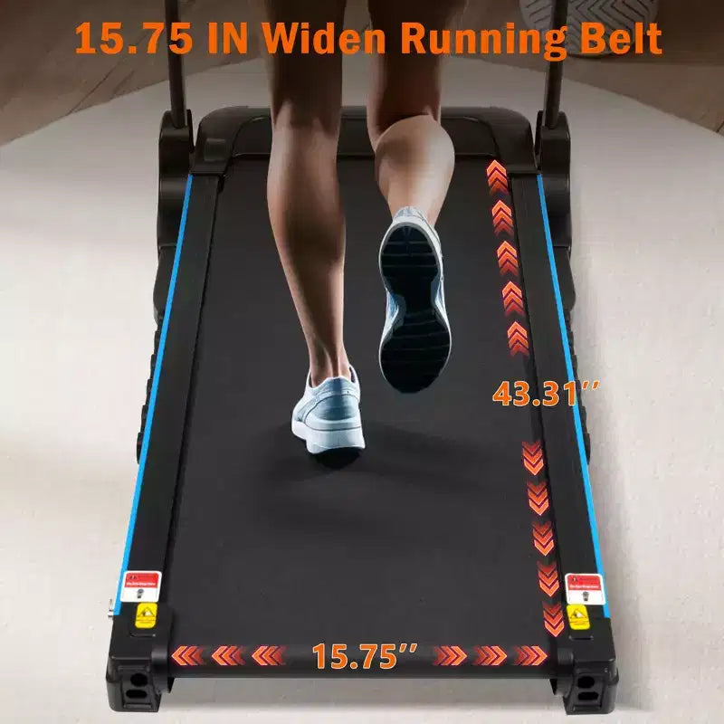 Tapis de course pliable Whisen Home avec plateforme rembourrée