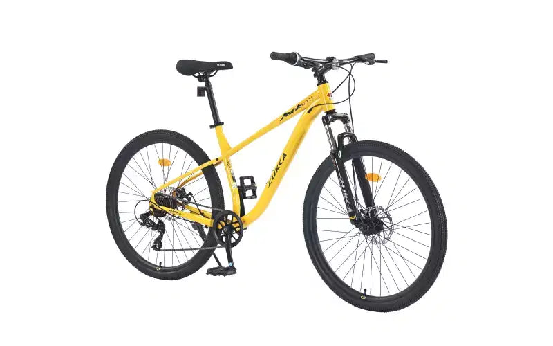 27.5 Inch Wheels 8 Speed Mountain Bike, for Men Women Boys and Girls, Front Suspension, Steel Frame