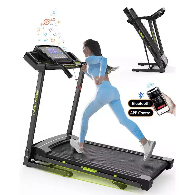 FYC 330lb Weight Capacity 3.5HP Folding Treadmill for Home with Incline Portable Electric Treadmill