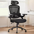 Okak High-Back Ergonomic Office Chair with Adjustable Lumbar Support, Gaming Chair with Mesh Headrest, Computer Chair for Home, Office