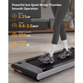 2.25HP Folding Electric Treadmill for Home Office, Space Saving, No Assembly Needed, Portable Treadmill for Office Home Exercise