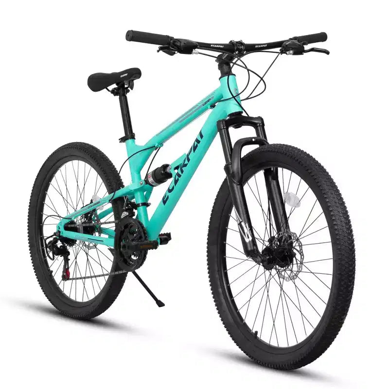 Whisen 26 Inch Steel Frame Shock Fork Plus Shock Absorber 21-speed Unisex Mountain Bike