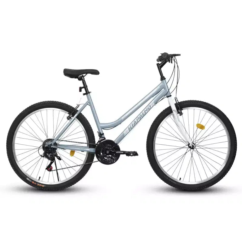 Okak 24/26IN Mountain Bike with Carbon Steel Frame, Adult Bike with 21-Speed System and Dual V-Brake, Kids Dirt Bike for Adult and Teens
