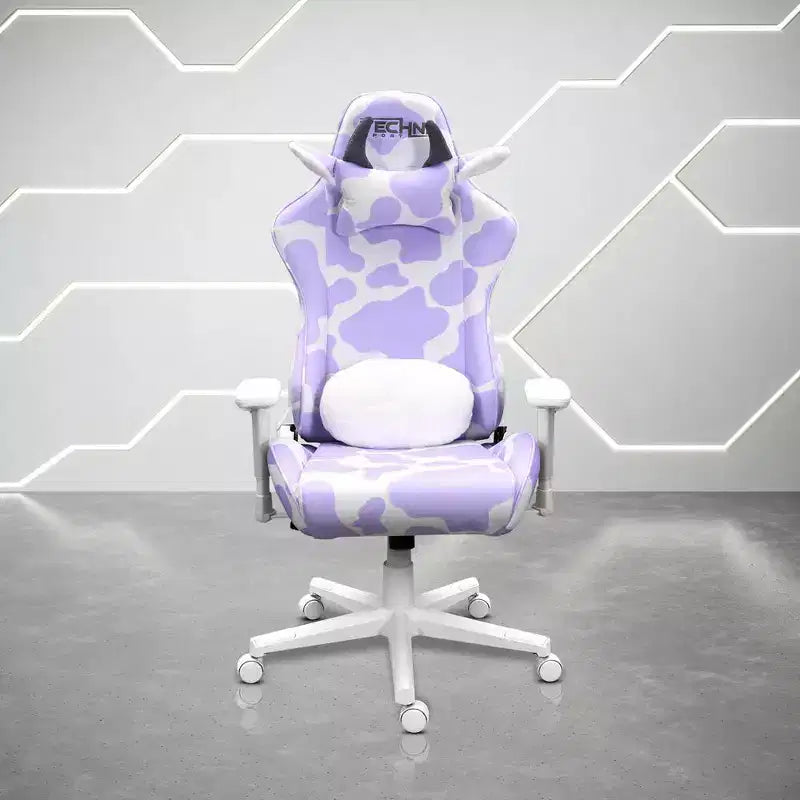 Chaise de jeu TS85 motif lavande Série COW