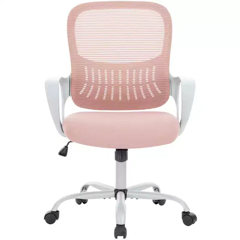 TUYOHW Mesh Swivel Criss Cross Chair on Wheels,41.5 Height Office Chair with Adjustable Height,Gaming Chair for Office
