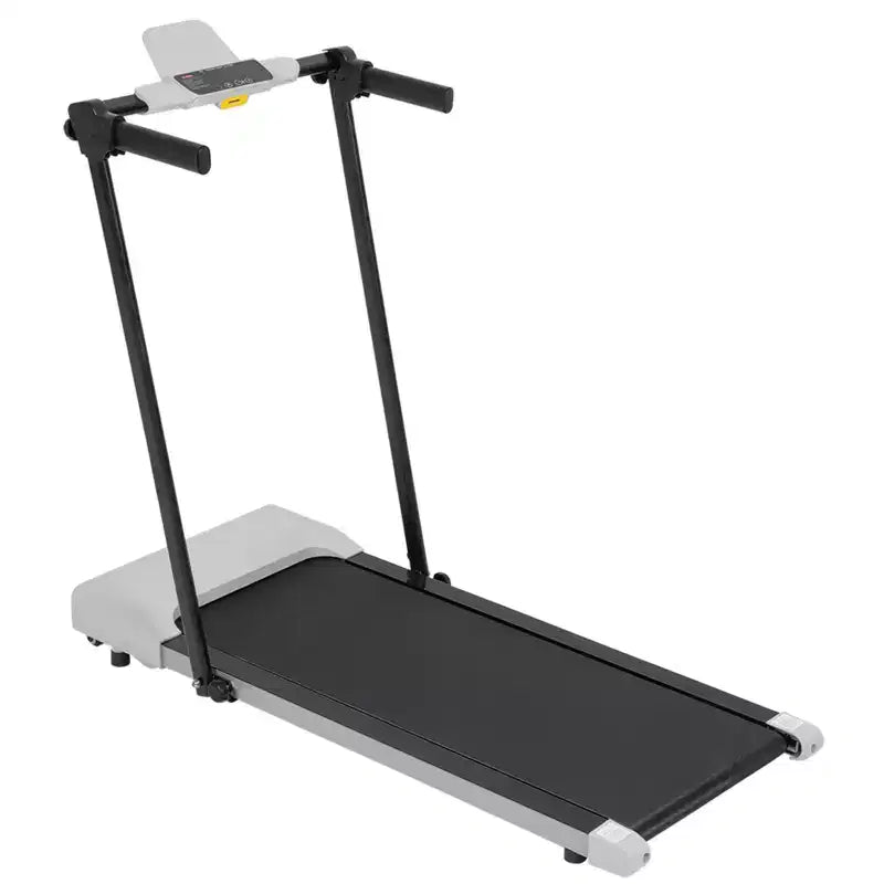 Okak Lightweight Folding Treadmill with Arms, Portable Treadmill with LED Screen, Walking Pad Treadmill for Home and Office Use