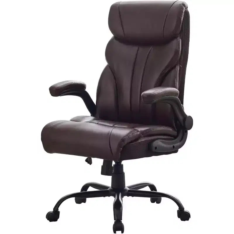 Office Chair with High Back,Computer Desk Chair Adjustable Height, Backrest Tilt Angle, Lumbar Support Swivel Rolling Wheels Comfy for Office Gaming