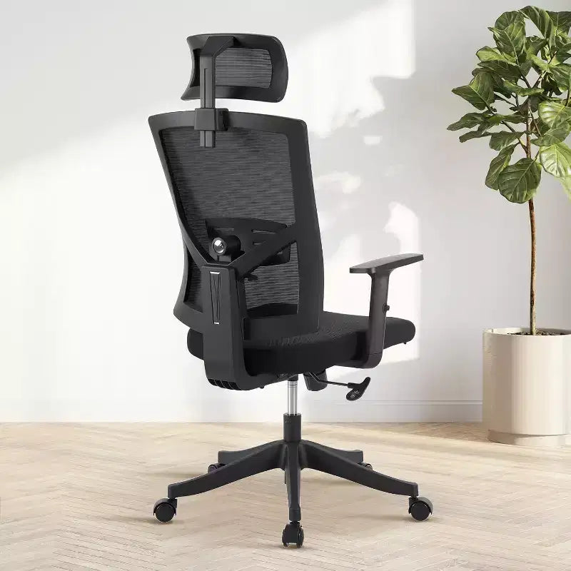 Ergonomic Office Chair ,Adjustable Mesh Desk Chair with Lumbar Support, Swivel Executive Chair on Rolling Wheels for Home, Office, Gaming