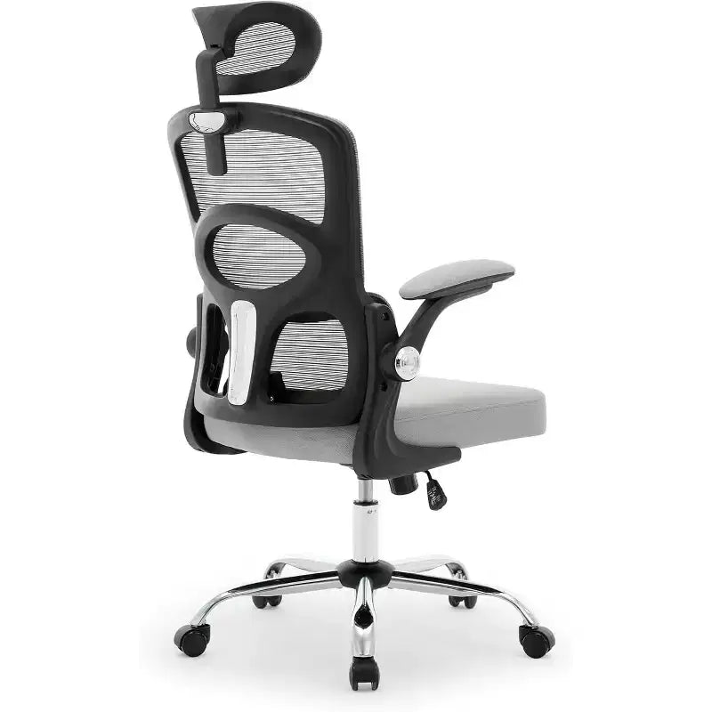 Ergonomic Office Chair High Back Mesh Computer Chair with Adjustable Headrest, Swivel Rolling Desk Chair for Home Office and Gaming Room