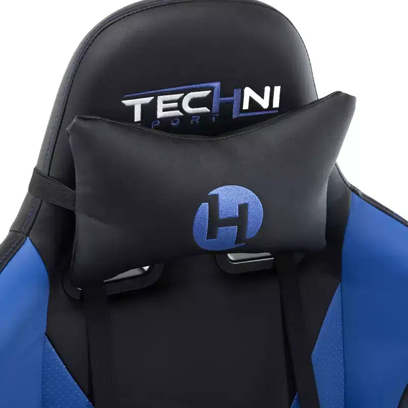 TUYOHW Adjustable Ergonomics Gaming Chair,360 Swivel Office Chairs with Head&Lumbar Pillow,90-150 Reclining Chair for Office&Home,250lbs Max,Blue