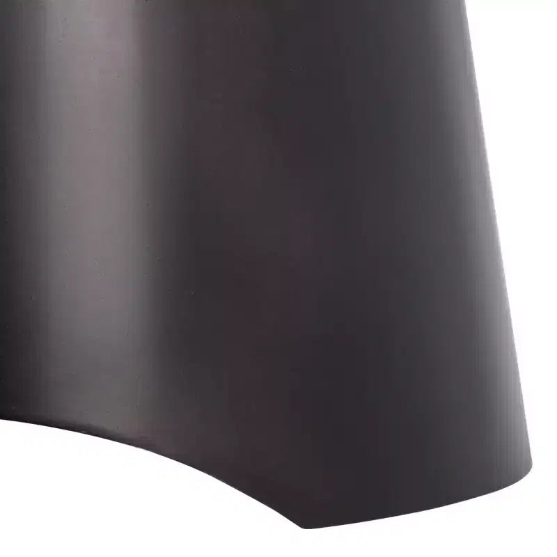 Table d'appoint ronde en fer noir laqué – 45,7 cm, capacité 29,5 kg, sans montage