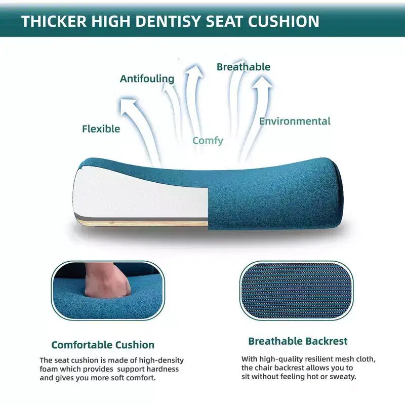 Chaise de bureau ergonomique TUYOHW avec repose-pieds rétractable, chaise de jeu avec coussin de soutien lombaire et accoudoirs rembourrés, chaise pivotante pour le bureau