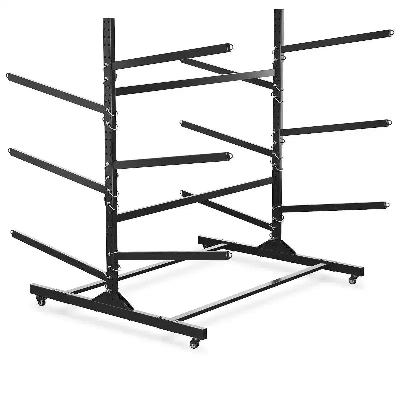 Support de Rangement pour Kayak Robuste à 3 Niveaux - Support en Acier Double Face pour Garage, Quai, Abri de Jardin