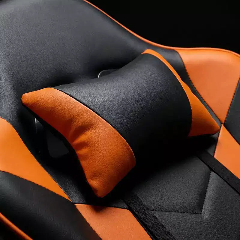Gaming Chair with Footrest, Ergonomic Computer Chair with Headrest & Lumbar Support, Breathable Height Adjustable Game Chair for Home&Office