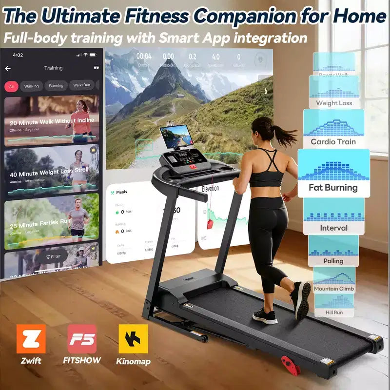 Treadmills on Sale, Treadmills Clearance, 3.0HP Folding Treadmill with Manual Incline, 64 Programs, Bluetooth, 300 lb Capacity