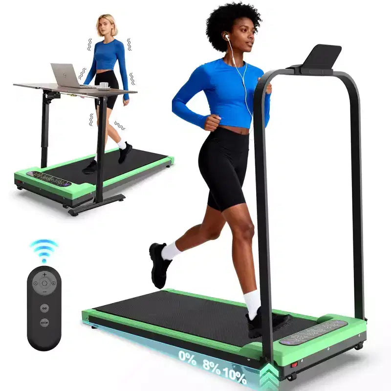 Tapis Roulant Pliable GDFStudio Vella 2.0HP avec Inclinaison et Plateforme Vibrante