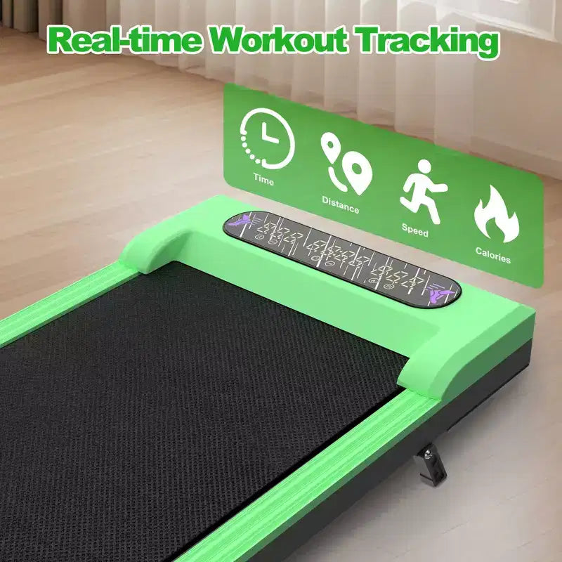 Tapis Roulant Pliable GDFStudio Vella 2.0HP avec Inclinaison et Plateforme Vibrante