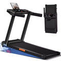 15% Incline Walking Pad Treadmill with Handle Bar - 2.5HP Quiet Folding Treadmill for Home Office Under Desk Portable walking pad treadmill