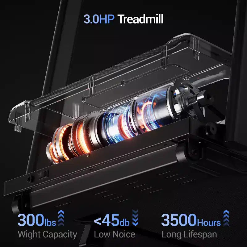 15% Incline Walking Pad Treadmill with Handle Bar - 2.5HP Quiet Folding Treadmill for Home Office Under Desk Portable walking pad treadmill