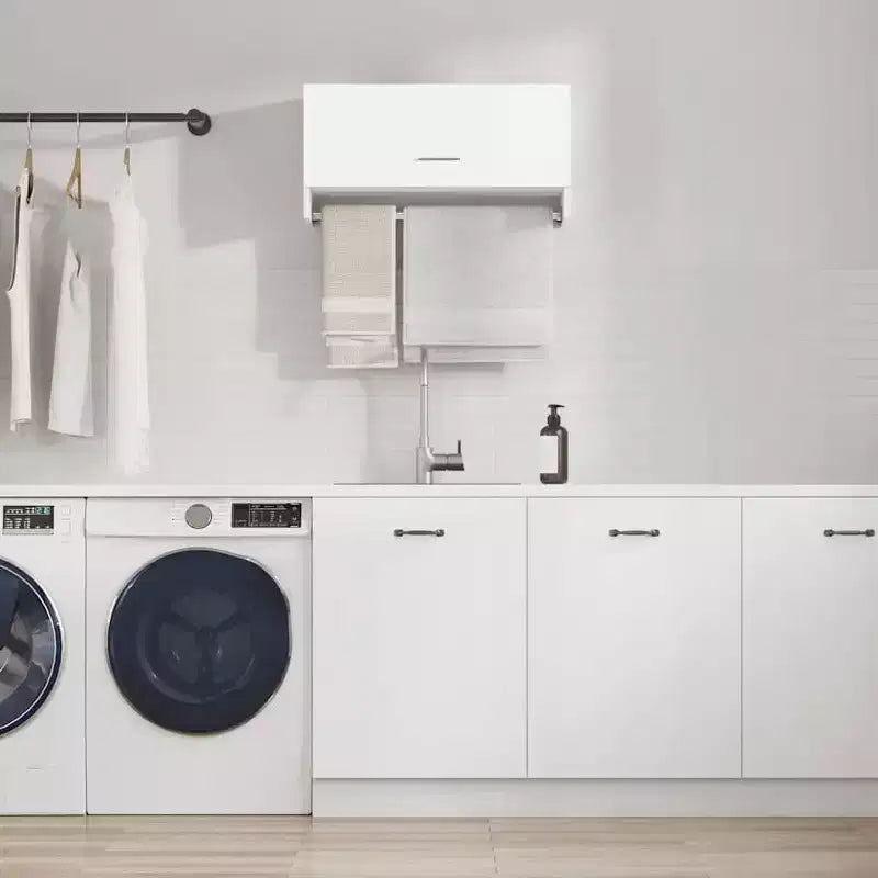 vidaXL Armoire Blanc brillant Bois d'ingénierie Armoire compacte