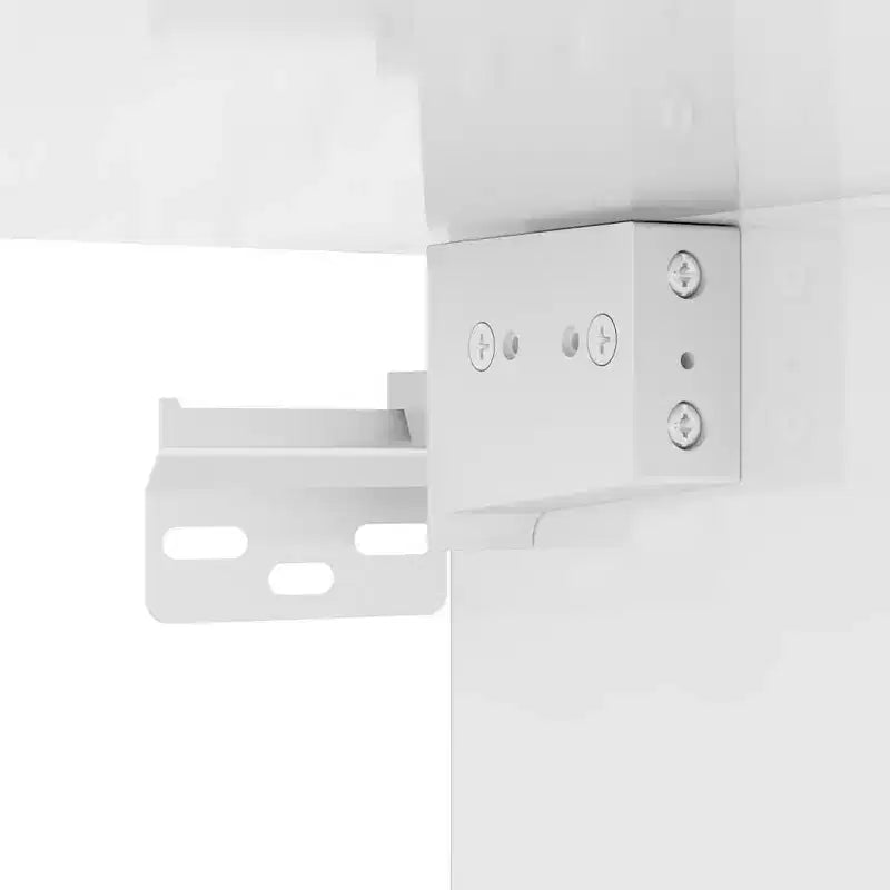 vidaXL Armoire Blanc brillant Bois d'ingénierie Armoire compacte