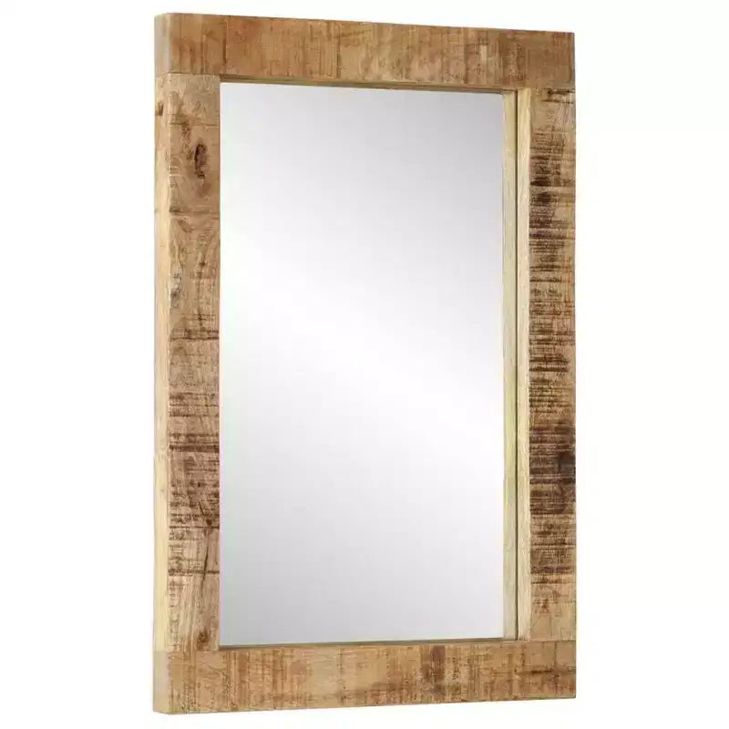 vidaXL Ensemble de meubles de salle de bain Bois de manguier massif naturel Bois de manguier moyen