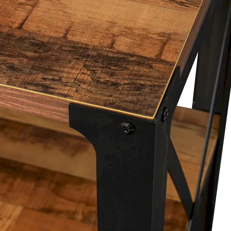 Walnut 70.87  Farmhouse TV Stand with Open Storage for 70  TVs