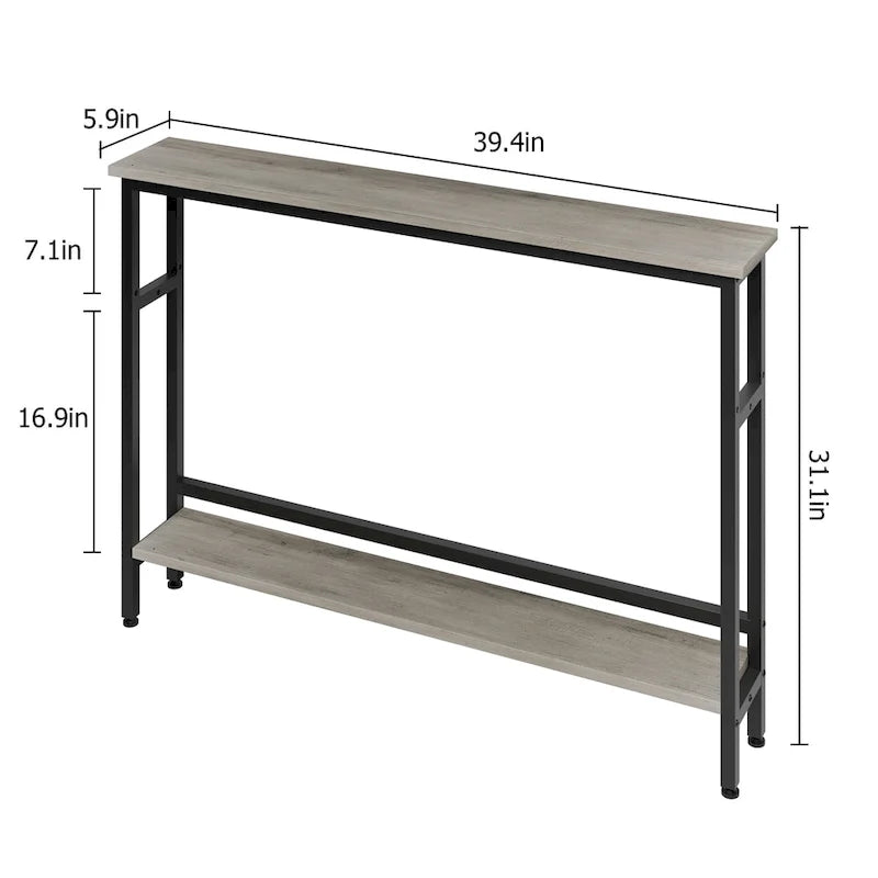 5.9  Narrow Sofa Table for Living Room