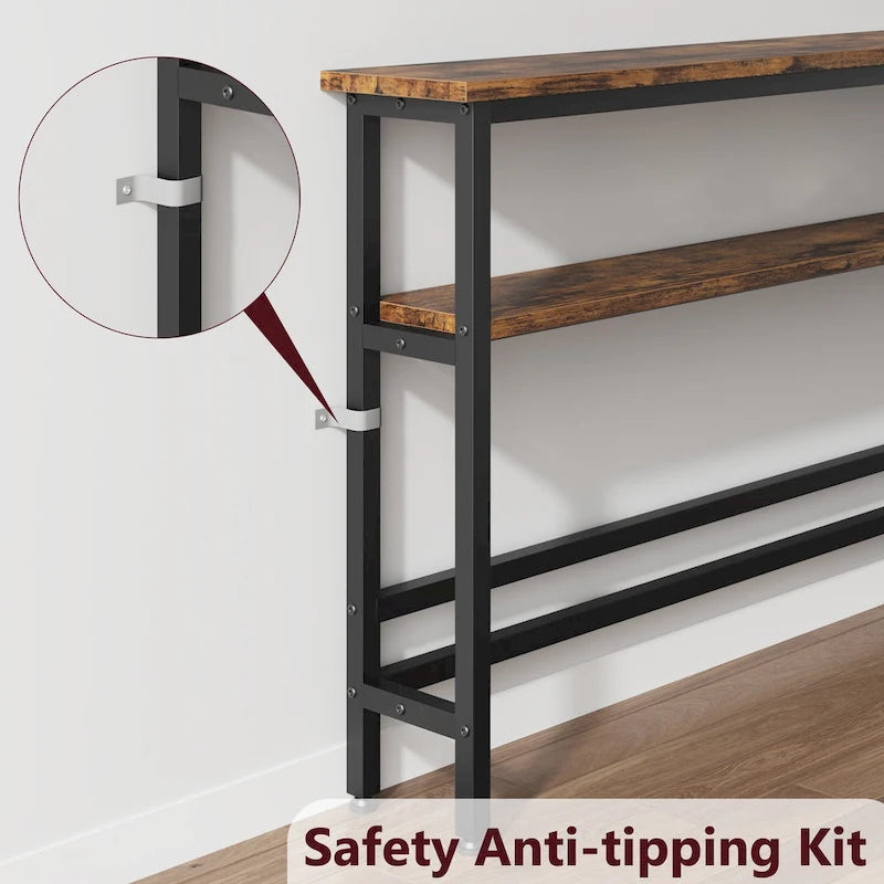 5.9  Narrow Sofa Table for Living Room