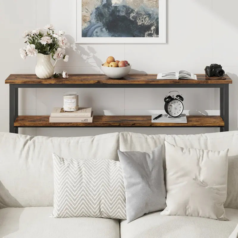 5.9  Narrow Sofa Table for Living Room