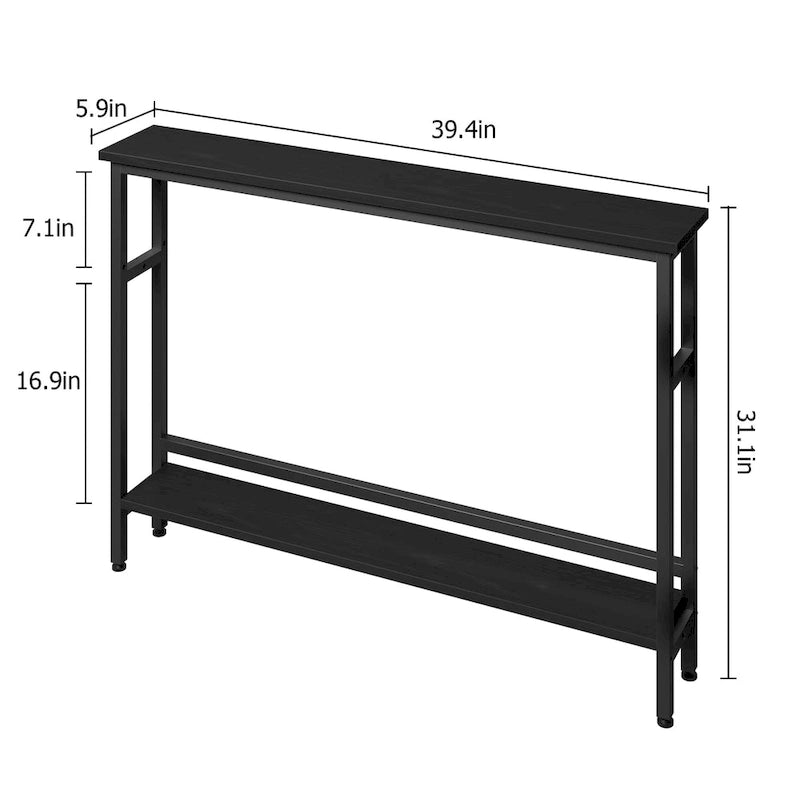 5.9  Narrow Sofa Table for Living Room
