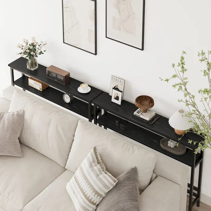 5.9  Narrow Sofa Table for Living Room