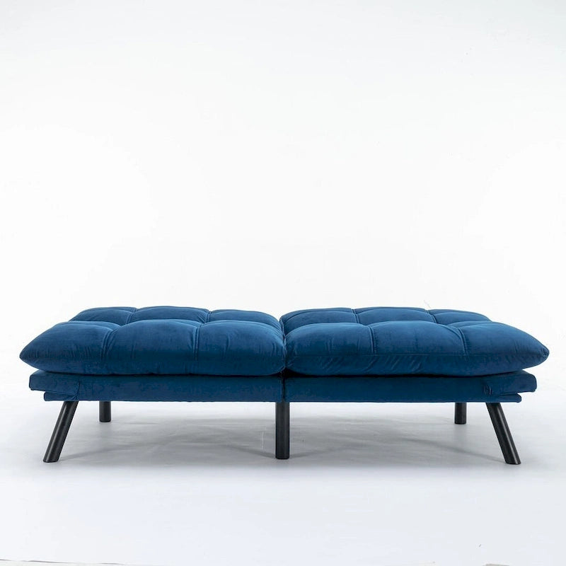 Modern Upholstered 2-Seater Sofa Bed with Adjustable Backrest and Armrests - 70:l