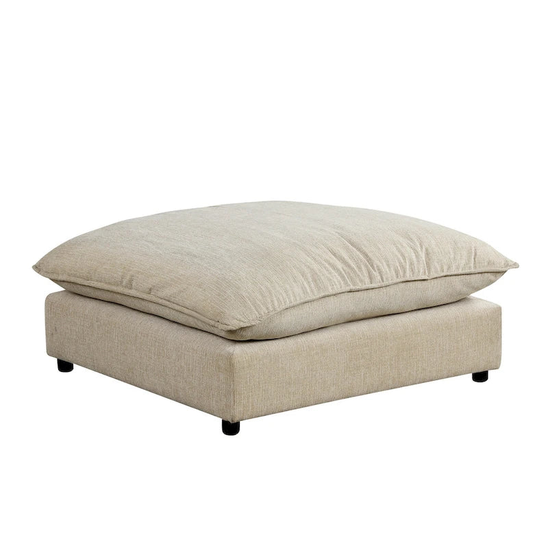 128inch Sectional Sofa Cloud Sofa Chenille Upholstered Sofa