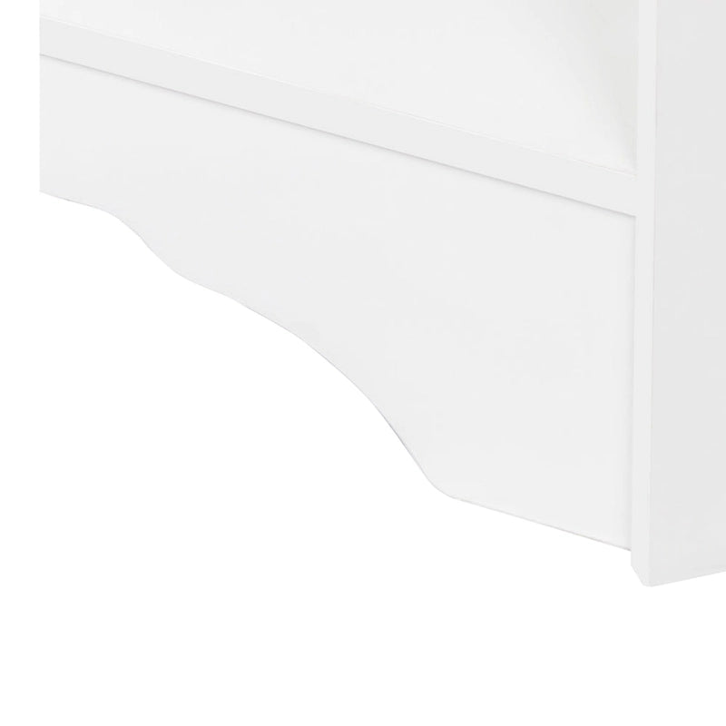 Corner Hall Tree with Shoe Bench - Multifunctional Entryway Coat Rack Featuring 4 Hooks and Adjustable Shelf,29.5 W x 71.6 H