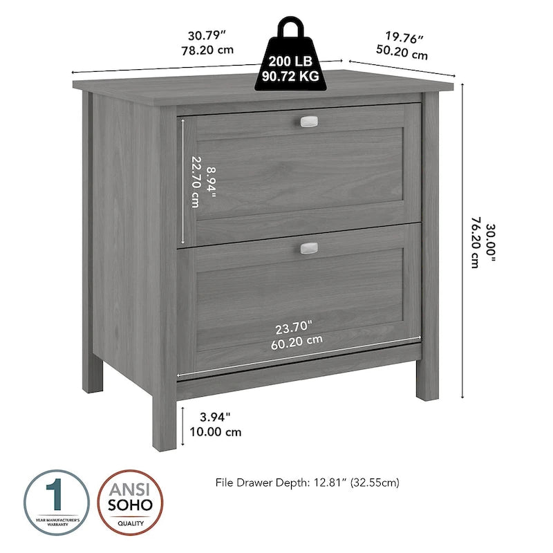 Broadview 2 Drawer Lateral File Cabinet by Bush Furniture