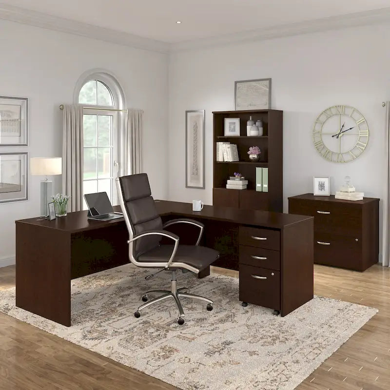 Series C 72W L Shaped Desk with Drawers by Bush Business Furniture