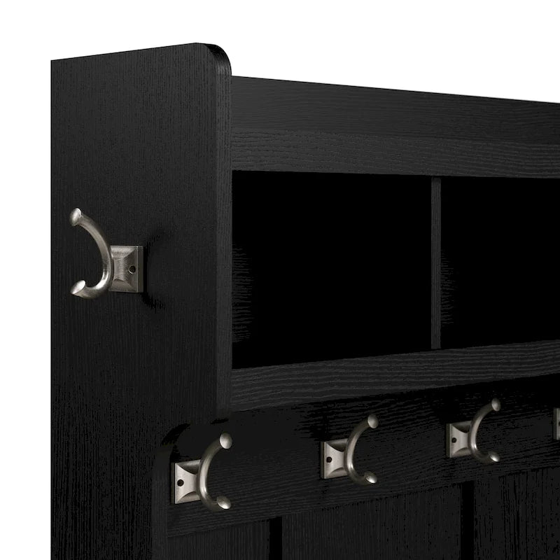 Woodland 40W Entryway Bench and Wall Mounted Shelf by Bush Furniture