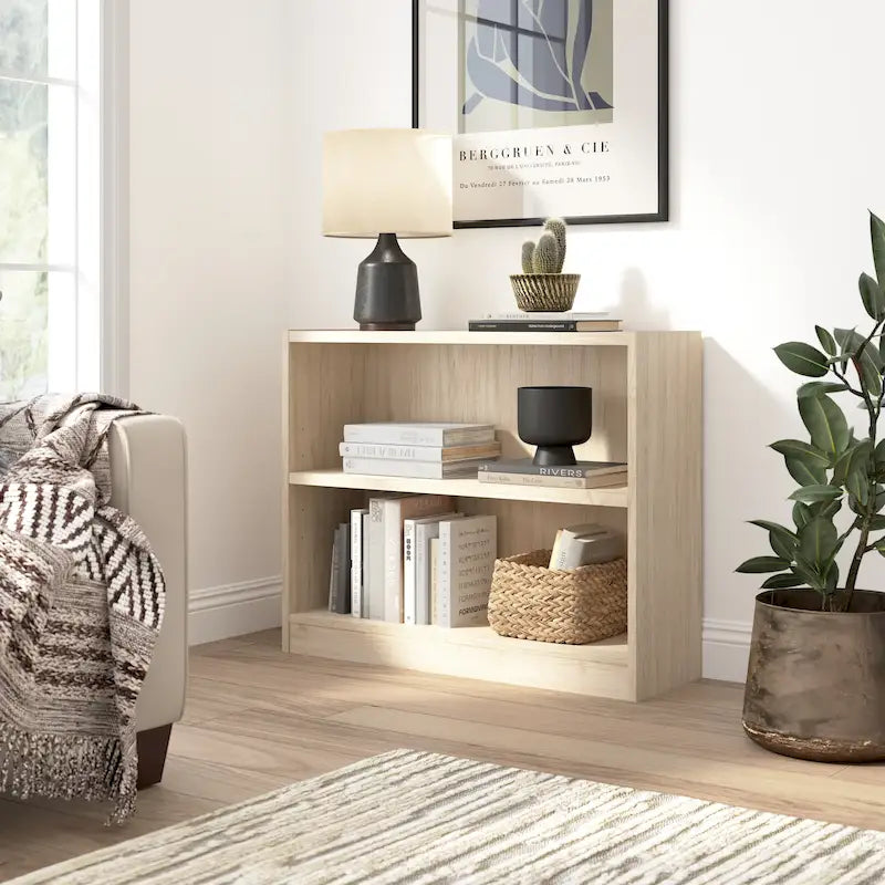 Universal Small 2 Shelf Bookcase Storage by Bush Furniture