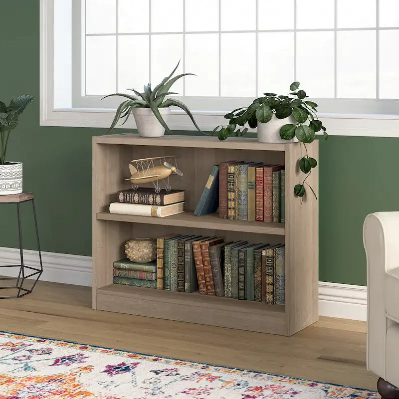 Universal Small 2 Shelf Bookcase Storage by Bush Furniture