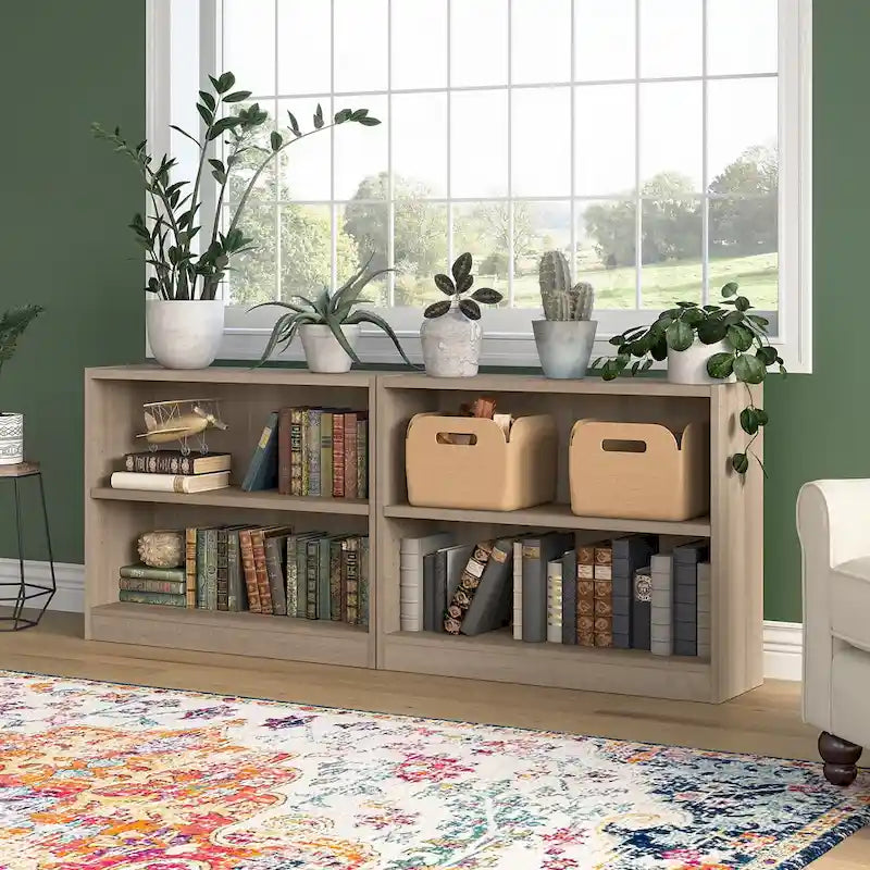 Universal Small 2 Shelf Bookcase Storage by Bush Furniture