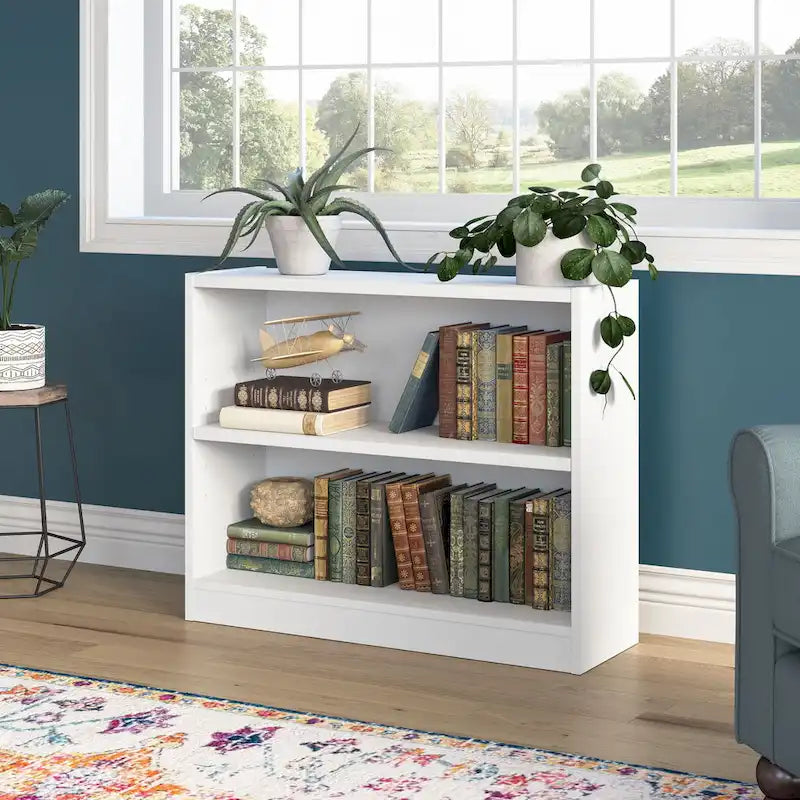 Universal Small 2 Shelf Bookcase Storage by Bush Furniture