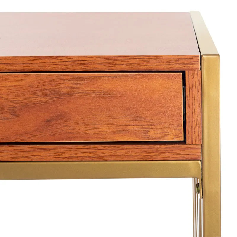 SAFAVIEH Manila Modern Dual-Tone 1-Drawer Desk