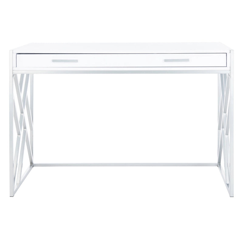 SAFAVIEH Manila Modern Dual-Tone 1-Drawer Desk