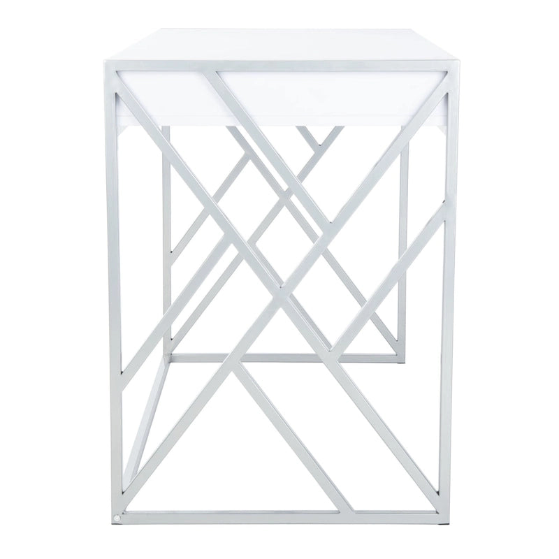 SAFAVIEH Manila Modern Dual-Tone 1-Drawer Desk