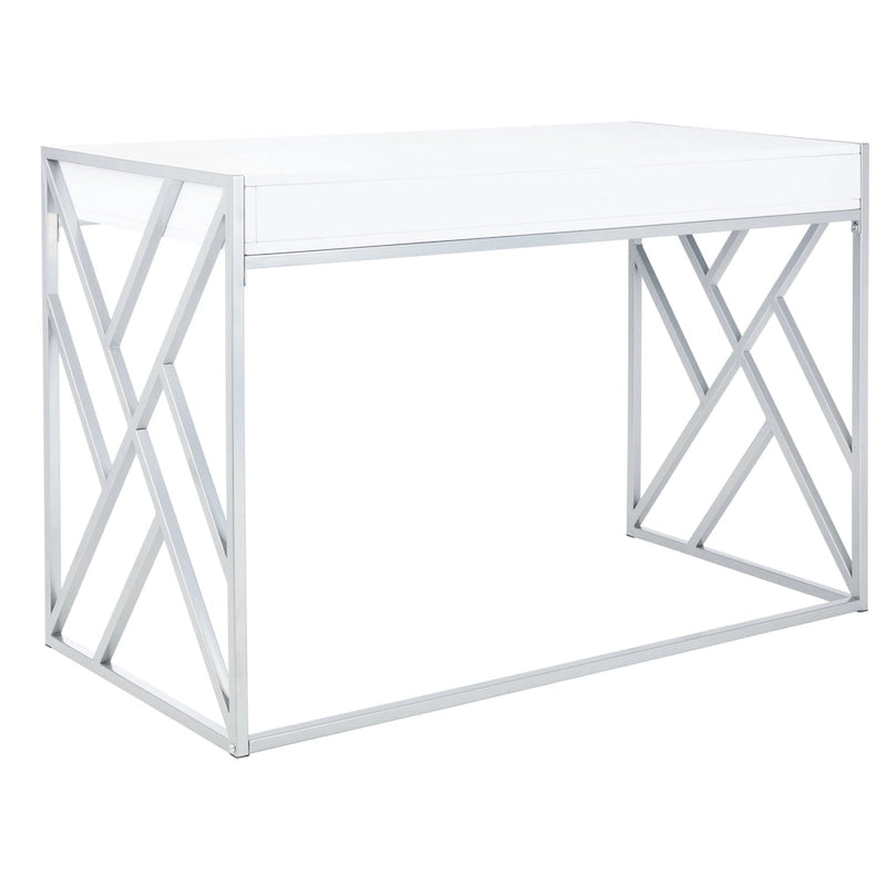 SAFAVIEH Manila Modern Dual-Tone 1-Drawer Desk