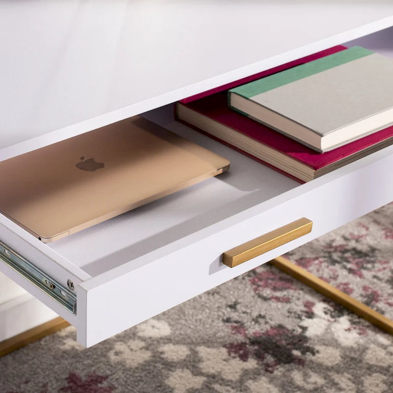 SAFAVIEH Ilo Glam 1-Drawer Console Desk