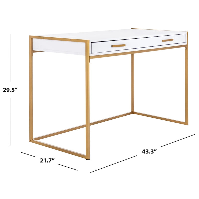 SAFAVIEH Ilo Glam 1-Drawer Console Desk