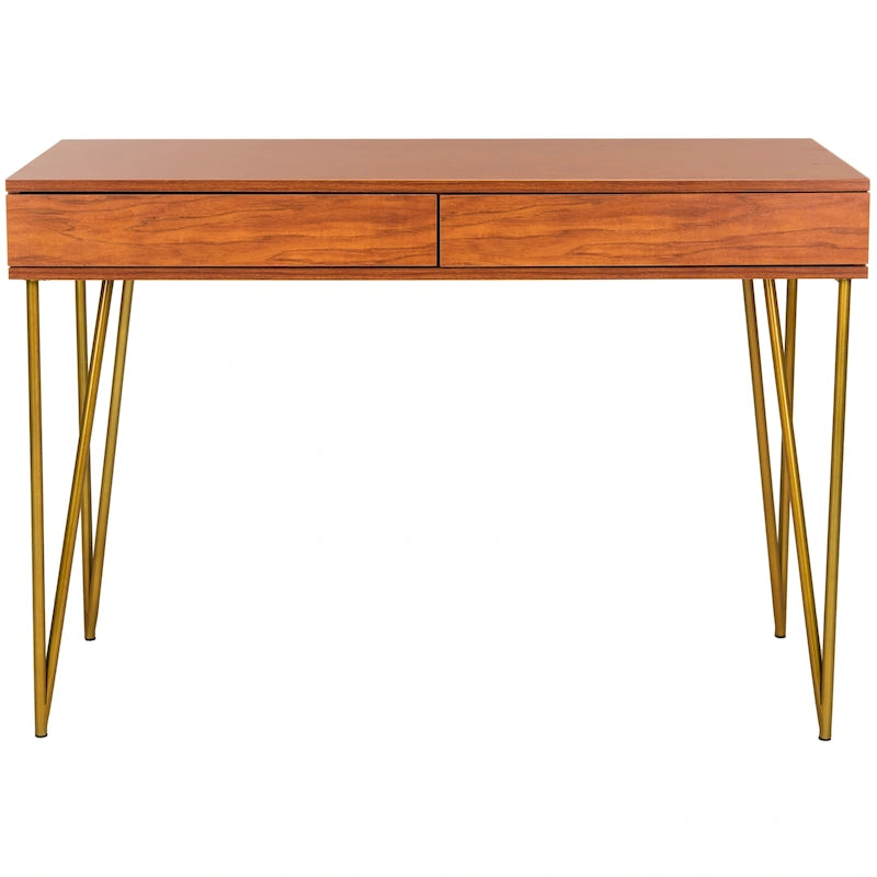 SAFAVIEH Ladonna Pine Natural 2-Drawer Desk